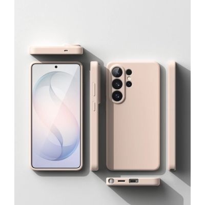 5. Etui Ringke Silicone MagSafe na Samsung Galaxy S26 Ultra - różowe