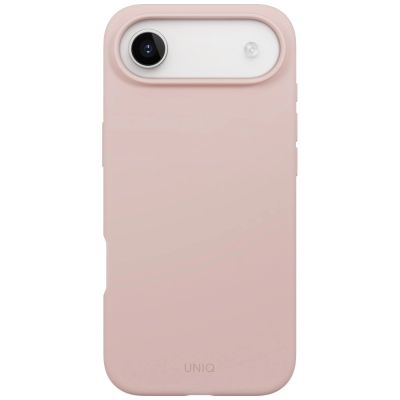 2. Etui UNIQ Lino na iPhone Air Magclick Charging - różowe