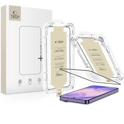 Szkło antyrefleksyjne Tech-Protect Quick Set AR+ na Samsung Galaxy S26 Ultra - czarne