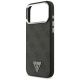 6. Etui Guess 4G Triangle Logo MagSafe na iPhone 17 Pro Max / 18 Pro Max - czarno-srebrne
