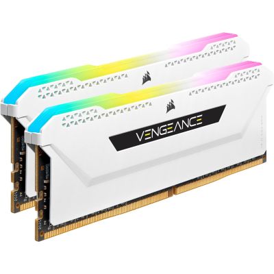 6. Corsair Vengeance RGB Pro CMH32GX4M2E3200C16W moduł pamięci 32 GB 2 x 16 GB DDR4 3200 MHz