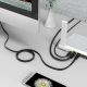 7. Kabel sieciowy Ethernet Orico PUG-C7B CAT7 10Gbps RJ45 internetowy LAN płaski 2 m - czarny