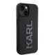 4. Etui Karl Lagerfeld 3D Rubber Glitter Logo na iPhone 15 - czarne