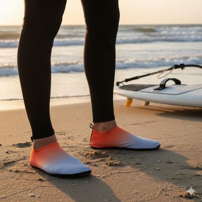 4. BUTY DO WODY NEOPRENOWE MAN GREY/ORANGE XQMAX R.45