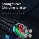 3. Kabel Joyroom Sharp Series S-M411 USB-A / micro USB 3A 1.2m ze wskaźnikiem ładowania - czarny