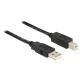 4. DeLOCK 20m, USB2.0-A - USB2.0-B kabel USB USB A USB B Czarny