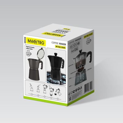 11. Kawiarka na 3 filiżanki  MR-1666-3-BLACK MAESTRO