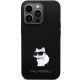 3. Etui Karl Lagerfeld Silicone Choupette Metal Pin na iPhone 14 Pro Max - czarne