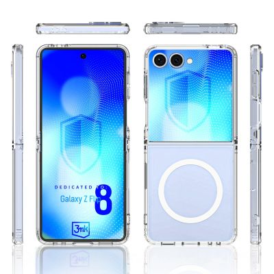 5. Etui 3mk Armor Magcase na Samsung Galaxy Z Flip 8 - przezroczyste
