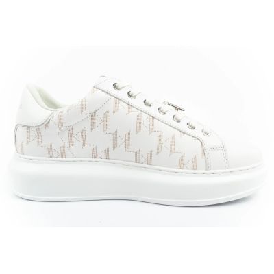 13. Karl Lagerfeld Kapri buty męskie sneakersy skóra naturalna białe