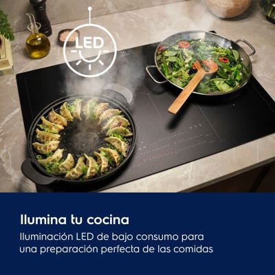 11. Okap kominowy ELECTROLUX LFG815K 80 cm | 650 m3/h | Hob2Hood | LED | czarny