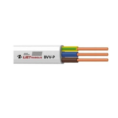 CABLE BVV-P 3X2.5 WHITE 50M