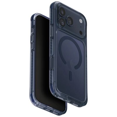 Etui UNIQ Combat Magclick Charging do iPhone 17 Pro Max - niebieskie