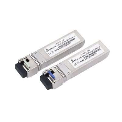Extralink SFP+ 10G | Moduł SFP+ WDM | 10Gbps 1270/1330nm, single mode, 20km, LC, DOM, para, dedykowany dla HP/ARUBA