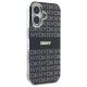 4. Etui DKNY Repeat Texture Pattern With Stripe na iPhone 16 - czarne