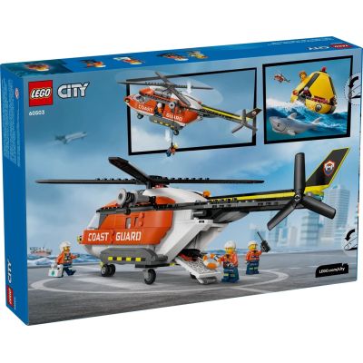 14. LEGO City 60503 Helikopter straży przybrzeżnej