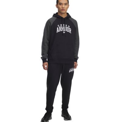 6. Spodnie męskie Under Armour Rival Flc CB czarne 6003954 001