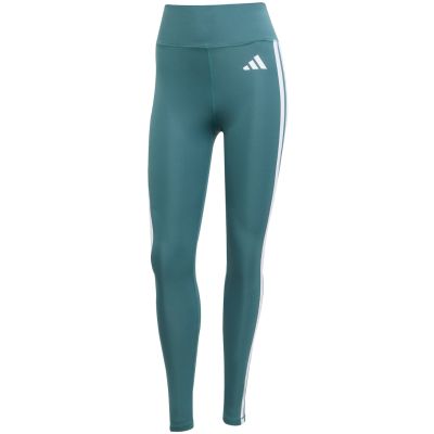 2. Legginsy damskie adidas Optime Essentials 3-Stripes 7/8 zielone JY2152