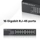 2. Switch Zyxel GS1100-16 16p Unmanaged Gigabit