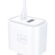 6. Ładowarka sieciowa 3mk DualCharge 20W PD3.0 QC 3.0 PPS USB 1A1C - biała