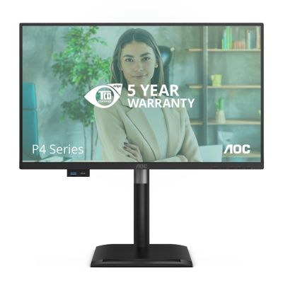 5. AOC 24P4CV monitor komputerowy 60,5 cm (23.8") 1920 x 1080 px Full HD LED Czarny