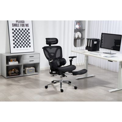 94. Activejet Fotel biurowy Ergonomiczny YK848 czarny