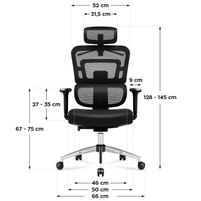 17. Fotel biurowy MA-Expert 4.9 Black