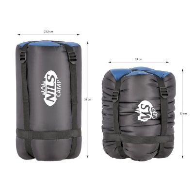 16. Śpiwór NILS CAMP NC2012 Czarno-granatowy