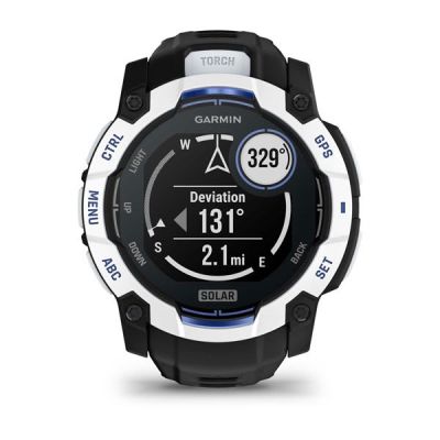 18. Smartwatch Garmin Instinct 3 Solar 010-02935-03 50mm czarno-biały
