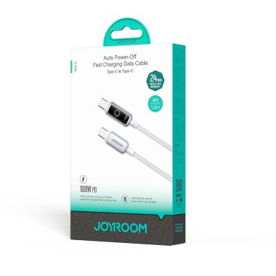 4. Kabel Joyroom S-A55 StarFlight 100W USB-C - USB-C 1,2m - biały