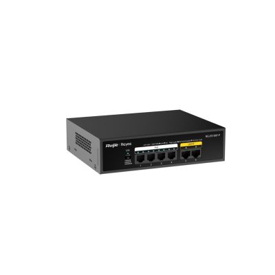 2. Switch PoE RG-ES106F-P 4-portowy Reyee