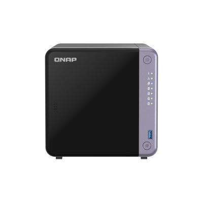 5. Qnap TS-432X-4G, Tower, 4 x 2.5"/3.5" SATA, AnnapurnaLabs Alpine AL524 4C, 4GB (Max. 16GB) DDR4 SODIMM, 2 x 2.5GbE, 1 x 10GbE SFP+, 2 x USB 3.2 Gen, adapter 90W
