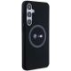 4. Etui BMW M Silicone Printed Ring MagSafe na Samsung Galaxy S24+ - czarne