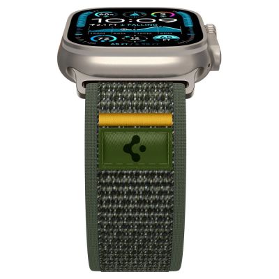 5. Pasek Spigen Athlex Air na Apple Watch 44 / 45 / 46 / 49 mm - zielony