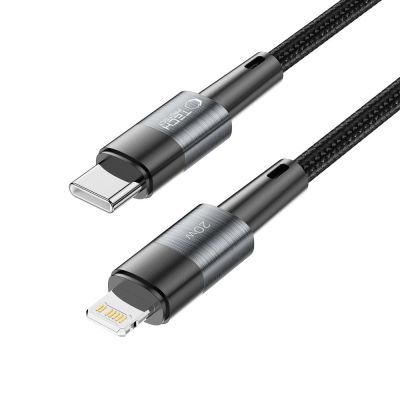 2. Kabel Tech-Protect UltraBoost Lightning / USB-C PD 20W 3A 2m - szary
