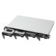 5. Qnap TS-433eU, 1U RACK, 4x 2.5"/3.5" SATA, ARM Cortex-A55 2,0GHz 4C, 4GB, 2x 2.5GbE, 2x USB 3.2, adapter 60W