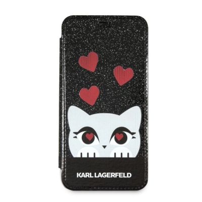 3. Etui Karl Lagerfeld Valentine na iPhone X / Xs - czarne