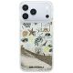 3. Etui Karl Lagerfeld Liquid Glitter Beach & Sand na iPhone 17 Pro Max / 18 Pro Max - beżowe