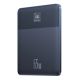 Powerbank Baseus Blade2 12000mAh 65W z wyświetlaczem cyfrowym (z czarnym kablem Baseus Mini White Series USB-C - USB-C 100W (20V/5A) 50cm) - niebieski