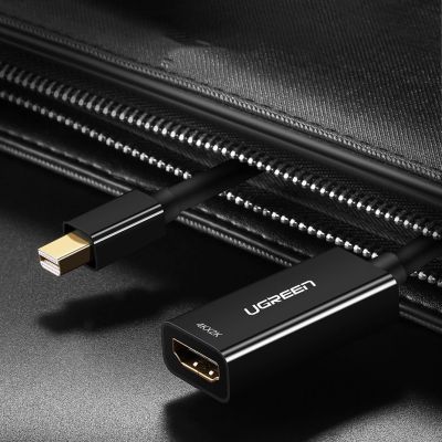 9. Adapter Ugreen MD112 10460 mini DisplayPort (męski) / HDMI (żeński) FHD 1080p - biały