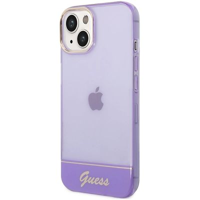 2. Etui Guess Translucent na iPhone 14 6,1" - fioletowe