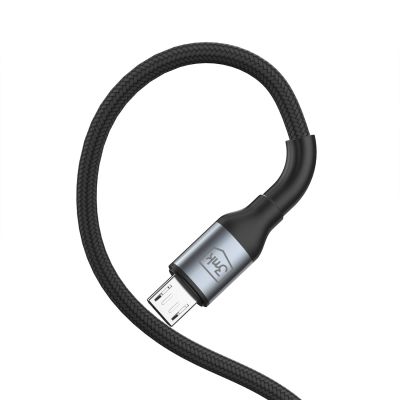 8. Kabel 3mk Hyper Cable N-SERIES USB-A / MicroUSB 1m 5V/2.4A 12W / czarny