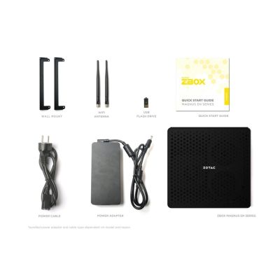 5. Zotac ZBOX MAGNUS EN275060TC Wielkość PC 2.6L Czarny 255HX 2,4 GHz