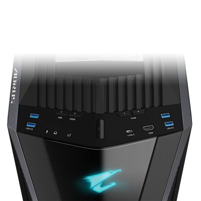 2. Obudowa Gigabyte AORUS C700 GLASS ATX FullTower Black z oknem bez zasilacza