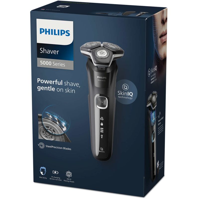 Philips Golarka elektryczna Series 5000 S5898/35 do golenia na mokro i sucho z 2 akcesoriami
