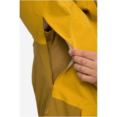 6. Kurtka męska VIKING Numani Man rozmiar L, brązowo-żółta