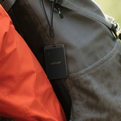 7. Lokalizator Bluetooth Acefast S3 w formie karty kompatybilny z Apple Find My - szary