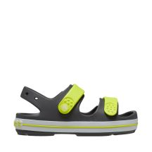 Sandały dla dzieci Crocs Crocband Cruiser grafitowo-żółte 209423 1NJ