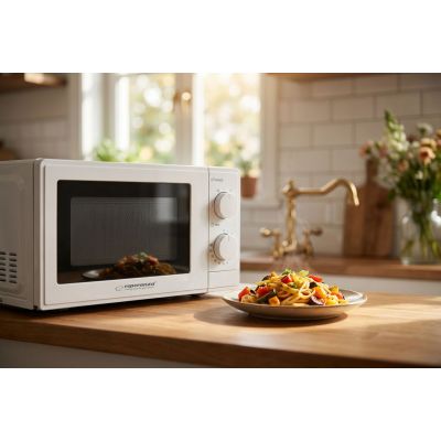 11. ESPERANZA KUCHENKA MIKROFALOWA ESTOFADO BIAŁA EKO011W