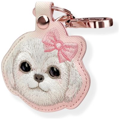 4. Etui Nimmy New Big Eyed Pet 2.0 Dog na lokalizator - różowe